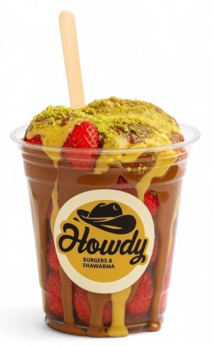 Viral Dubai Chocolate Strawberries Cup